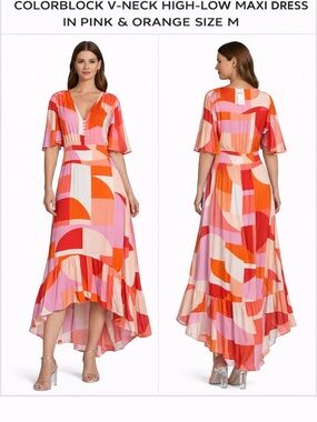ABEL THE LABEL COLORBLOCK MAXI M